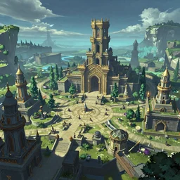 Runied king's city by Arcane, hd