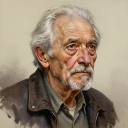 super old 8 0 year old jerma 9 8 5, old 9 0 year old jerma, super detailed painting