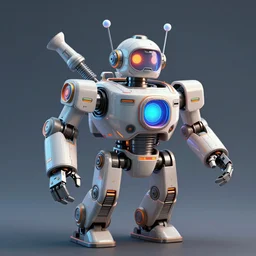 1 9 8 0 s retro - futuristic flying detective robot mechanical