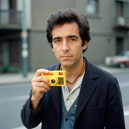 photograph of a man in 1980, kodak 110