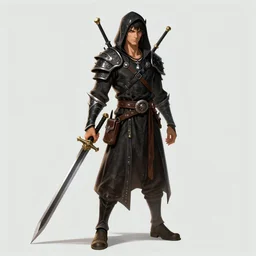 dungeons and dragons, chav, eshey rogue, concept character, trending on artstation,
