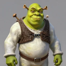 shrek in a space suit, highly detailed, digital painting, artstation, concept art, sharp focus, illustration, art by greg rutkowski and alphonse mucha