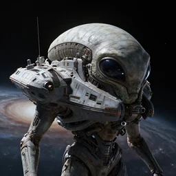 military spaceship of alien brainsuckers in space, galaxy,, fine details, studio lighting, subtle shadows, art by katsuya terada, photorealism, hyper realism, octane render, hyper detailed, canon eos r 3, f / 1. 4, iso 2 0 0, 1 / 1 6 0 s, medium shot, 8 k, raw, unedited, in - frame,