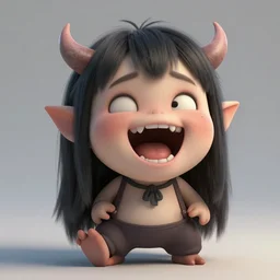 👹🤣, cute, found on artstation, hyperrealistic digital art, hilarious, light - hearted, highly detailed, funny, hahahaha