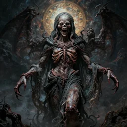 the transcendent being embodying impossibility, photorealistic, detailed photography, divinity, awful, cosmic horror, religious art