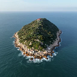 imax aerial view of coast