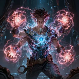 a powerful psychic man emitting psychic power, psychic, psychic powers, detailed, highly detailed, hyper detailed, aesthetic!, trending on artstation, artstation, trending on tumblr, by Barry Windsor-Smith, fantasy, fantasy aesthetic!,