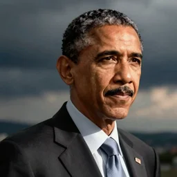 obama with a mustache