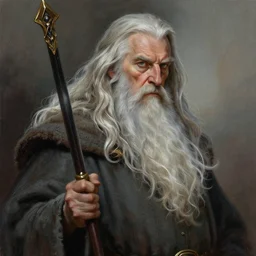 Gandalf, digital painting, extremely detailed, 4k, intricate, brush strokes, Mark Arian, Artgerm, Bastien Lecouffe-Deharme