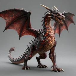 full image of a standing four - legged western - style dragon, image of a dragon, photo of a dragon, standing four - legged dragon, full image, ( stylized, artgerm, artstation, hd, cgsociety, cgi, realistic, dramatic, cinematic, artistic, trending, detailed )