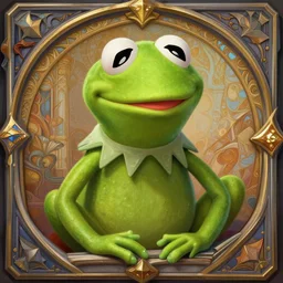 photography of kermit the frog, deep focus, d & d, fantasy, intricate, elegant, highly detailed, digital painting, artstation, concept art, matte, sharp focus, illustration, hearthstone, art by artgerm and greg rutkowski and alphonse mucha