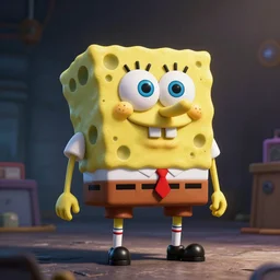 Spongebob in a mech suit