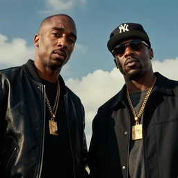 tupac and biggie in the sky