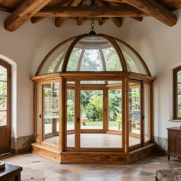 casa de madera pequena - cupulas - cristal - foto profesionales - interior - estilo gaudi - cinematografico