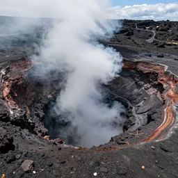 a volcanic vent