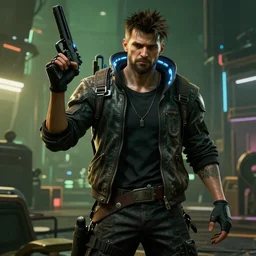 cheech wizard in cyberpunk 2 0 7 7 8 k hyperdetailed photorealism hdr unreal engine 5 extremely high level of detail