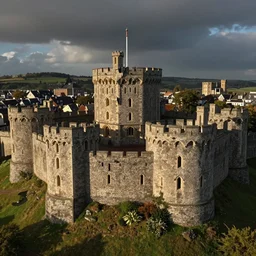 Isometric image of Dover castle