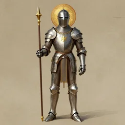 concept art of a Holy Knight by Borislav Mitkov
