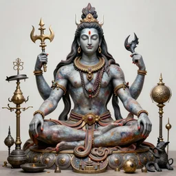 lisa frank pattern fantasy character portrait of shiva, ultra realistic, wide angle, intricate details, dharma artifacts, highly detailed by peter mohrbacher, wayne barlowe, boris vallejo, hajime sorayama aaron horkey, gaston bussiere, craig mullins