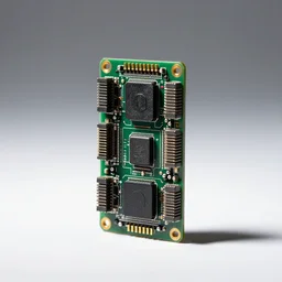 bamboo raspberry pi computer, high detail macro photography, isolated on a pure white background, centered, entire object in frame, sharp focus, soft studio lighting