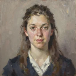 portrait of a swiss woman ( 3 5 ) from switzerland in 2 0 2 1, an oil painting by ross tran and thomas kincade