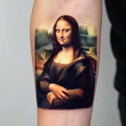 vampyre zombie mona lisa, tattoo,