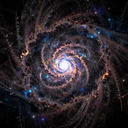 fractal masterpiece destruction of eternity, omniverse, chaos barrier force field, cosmic fantasy art
