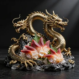 sashimi made of dragon meat