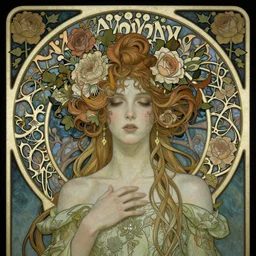 terror of the deep, beautiful, ominous ethereal portrait, art nouveau, fantasy, intricate rose thorn designs, elegant, highly detailed, sharp focus, vivid colors, art by artgerm and greg rutkowski and wlop