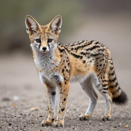a fennec fox-serval hybrid.