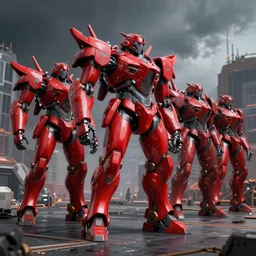 post cyberpunk communist revolution, mecha red, hyperrealistic digital art masterpiece, steve mccurry cam de leon, dramatic moody lighting, long shot, wide angle, uhd 8 k, sharp focus