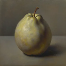 an oil painting of an unrecognizable object.