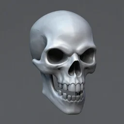 wraith skull, stylized stl, 3 d render, activision blizzard style, hearthstone style