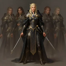 full body portrait of androgynous human mage, d & d, dnd, high fatnasy, intricate, elegant, highly detailed, digital painting, artstation, concept art, smooth, sharp focus, illustration, by anato finnstark, boissb - blanca. j, cindy avelino, clint cearley, anna podedworna