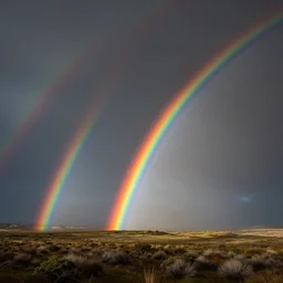 rainbows in space