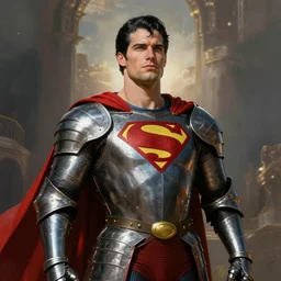 superman in a medieval knight armour alex ross