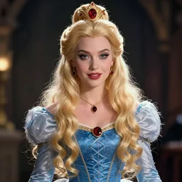 disney princess in the style of slipknot