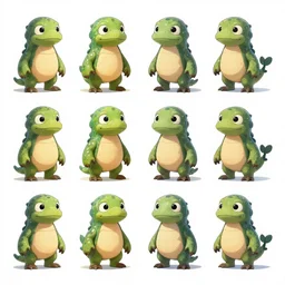 new character design sheets for semi aquatic characters in abes odyssey by Oddworld Inhabitants Inc
