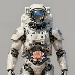 symmetry!! portrait of a robot astronaut, floral! horizon zero dawn machine, intricate, elegant, highly detailed, digital painting, concept art, smooth, sharp focus, illustration, art by artgerm and greg rutkowski, 8 k