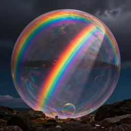 rainbow cosmic bubbles