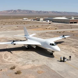 leaked drone shot of Area 51
