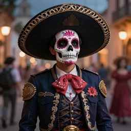 mexican day of the dead, in the style of craola, shallow depth of field, highly detailed, digital painting, trending artstation, concept art, illustration, cinematic lighting, vibrant colors, photorealism, epic, octane render