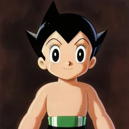 astro boy movie poster art by lisa falkenstern.