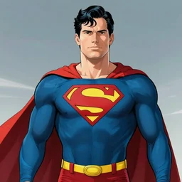Geddy Lee as Superman, trending on artstation