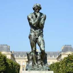 full body, michel foucault sculpture by auguste rodin