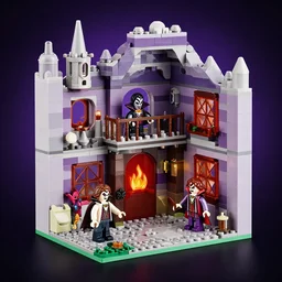 a playmobil set of a vampire's lair