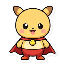 cute miss mascot cheniti cheniti burmy super hero sticker art, cronobreaker, beeple game icon