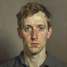 portrait by Lucian Freud