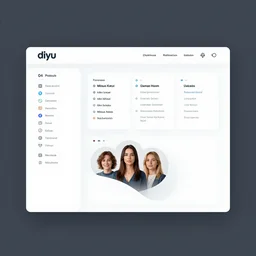 gui for the diyu program, web design, futuristic, by charles dellschau, mitsuo katsui, eiko ishioka, hannah hoch