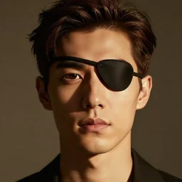 man with an eyepatch, photography